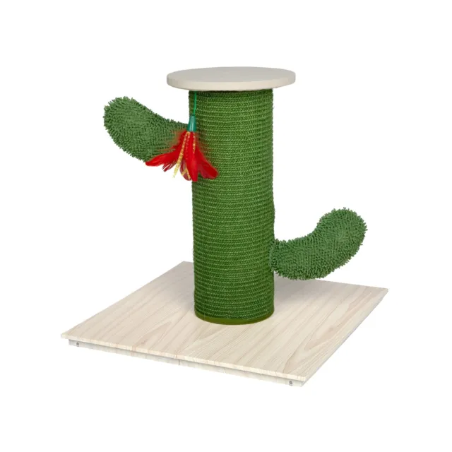 Kitty City Sisal Post Cat Scratchers and Cushion Cactus Post