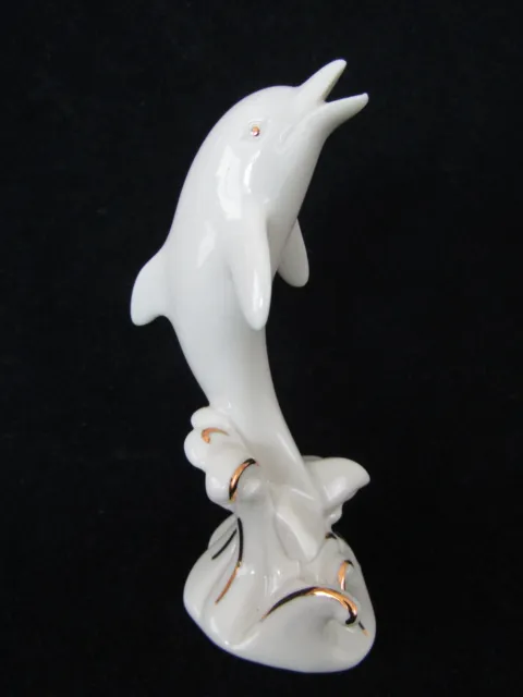 Lenox Dolphin with 24k Gold Accents Bone China 4” Figurine