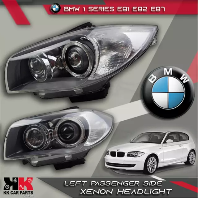 Bmw 1 Series E81 E82 E87 Dynamic Xenon 2008 Left Passenger Headlight 7181283-03
