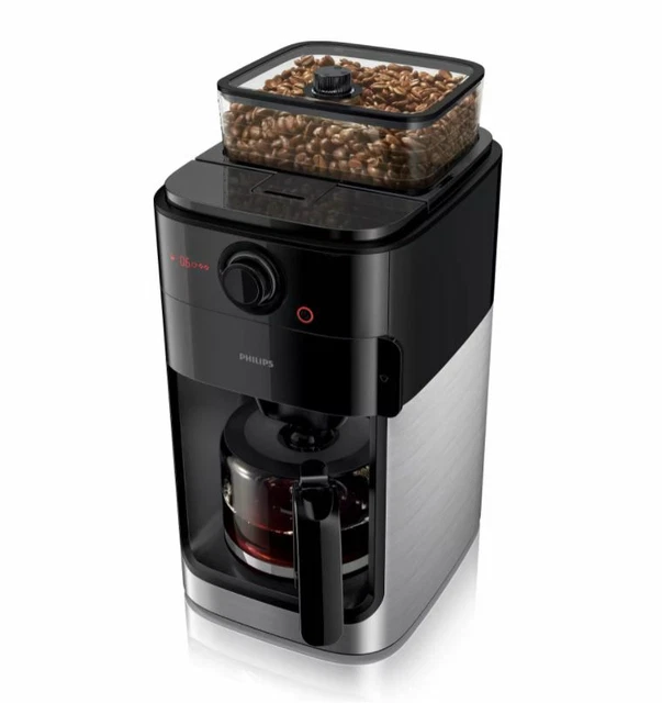 PHILIPS Machine à Café Grind & Brew HD7767/00 Cafetière avec Broyeur 1000W 5
