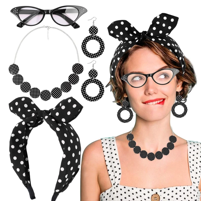 Set Accessori Steampunk Gotico Per Donna – 5 Pezzi Con Guanti, Maschera, Velo E Adesivi Per Halloween E Feste