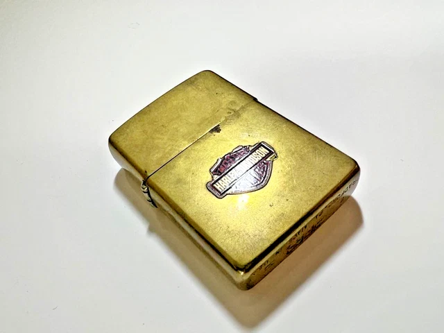 Vintage 1995 Zippo Lighter Harley Davidson Motorcycles HD WINGS Logo Emblem Rare