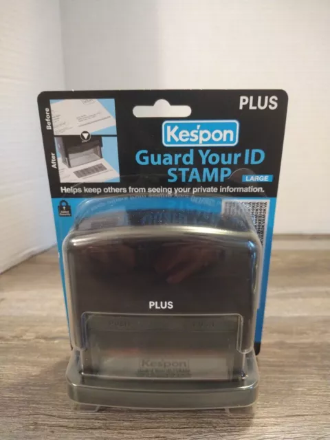 Plus Kespon Guard Your ID Stamp Large ~ New