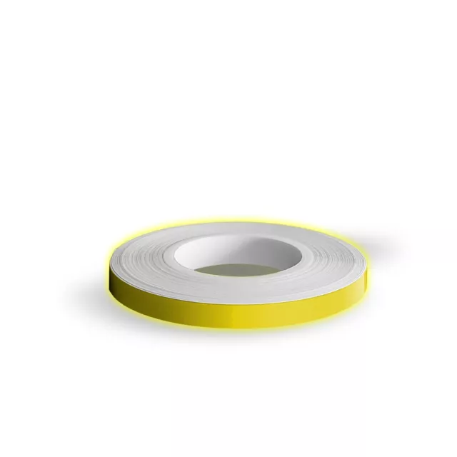 Wheel Bandes pour Roues Moto Réfractant Jaune 5 MM X 6 MT