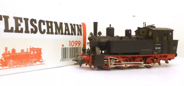 Fleischmann H0 1099 Tenderlok BR 98 812 DB schwarz, für Märklin/AC   D32