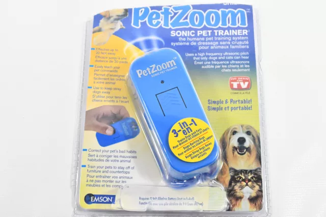 PetZoom Sonic Pet Trainer For Cats & Dogs Emson NEW Pet Zoom As Seen On TV!