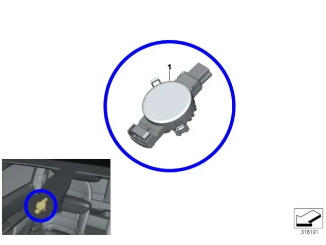 2 F45 F46 i3 i8 Z1 F48 BMW RAIN SENSOR  LIGHT SOLAR CONDENSATION