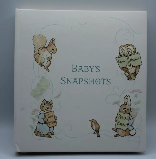 Vintage 1970s Beatrix Potter Libromount Photo Album Baby Snapshots Book