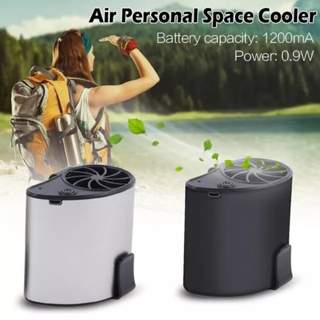 Portable Waist Hanging Air Cooling Fan Outdoor Camping Hiking Climbing Cooler 38