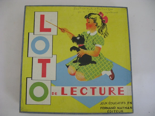 Loto zoologique ancien, jeu éducatif complet 19 ème s. | Kaufen auf