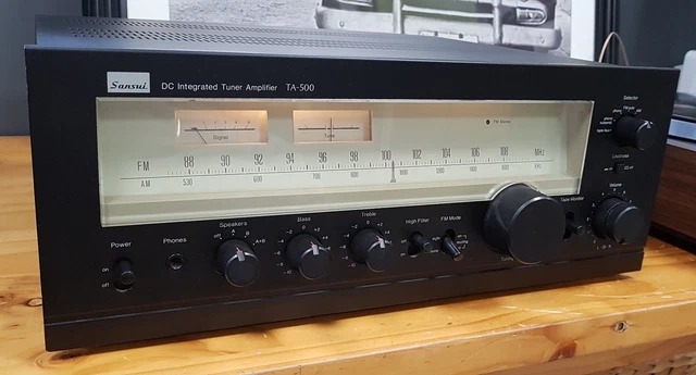 Ampli Tuner Vintage Sansui 331 - 1975 - Stéréo Hifi 2x12W - Très Bon état