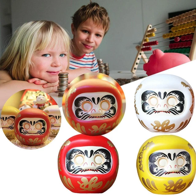 5 Pezzi Uova Della Fortuna Dharma In Ceramica - Ornamento Giapponese Per Auto O Casa - Foto 10