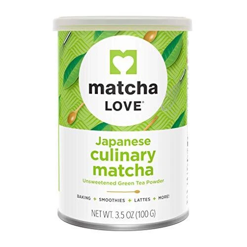 Matcha Love Culinary Matcha 3.5 Ounce Finely Milled Green Tea Leaves Japanese...