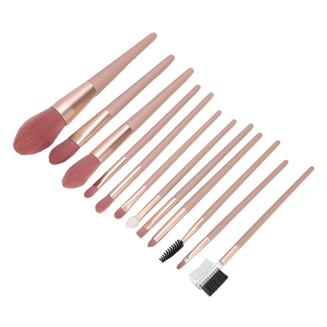 Set Pennelli Trucco Fondotinta Per Capelli Morbidi Ombretto Correttore Pennello