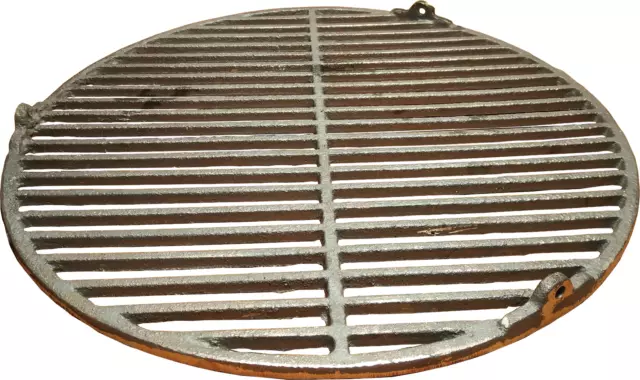 Grille en fonte ronde pour barbecue Dia 54cm Solide Grill BBQ