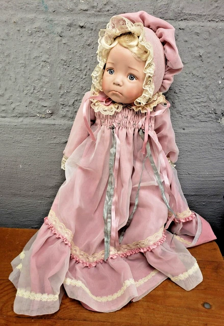 Dianna Effner Porcelain Doll 18'' Sweet Baby Tears