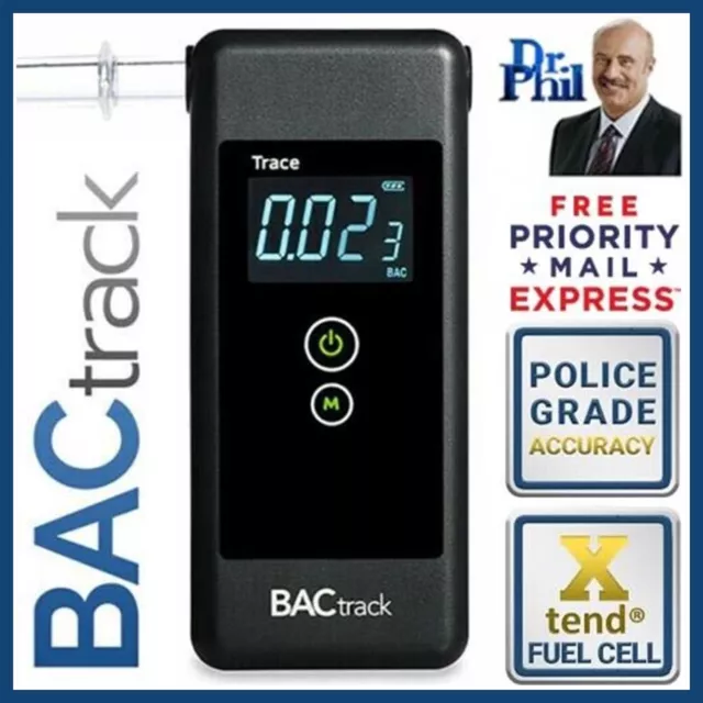 Breathalyzer. Alcohol Tester. BACtrack Trace Pro. XTEND® FUEL CELL. 100% Genuine