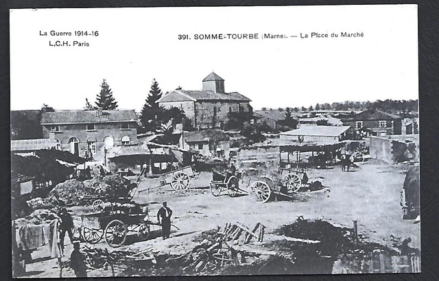 Cpa -- Sum Peat La Place Du March. Very Good Condition. 728.G