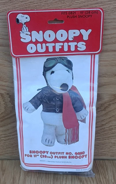 Figurine Snoopy Vintage Avec Tenue - Jouet Ancien 28cm - Occasion Collection