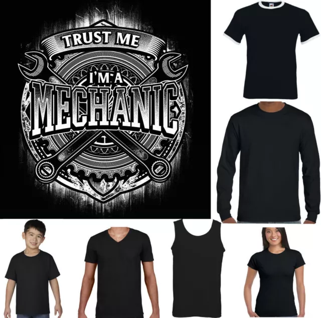 Meccanici T-Shirt Uomo " Trust Me " I'M Un Divertente Padri Giorno Auto