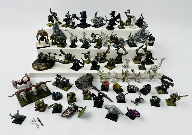 Mixed Lot of VTG 1980’s-00’s Games Workshop WARHAMMER Metal & Plastic Figurines