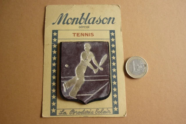 Ecusson Ancien Tennis - Made In France