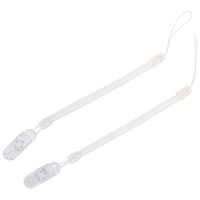 2pcs Baby Kids Chain Clip Holders Dummy Pacifier Soother Nipple Leash St.yp W*C