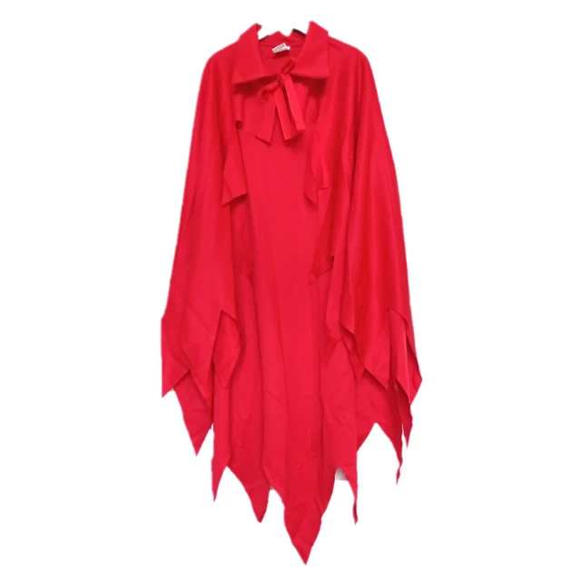 Costume diavolo Fairycos donna diavolo mantello corna da diavolo pneumatico per capelli rosso taglia 40