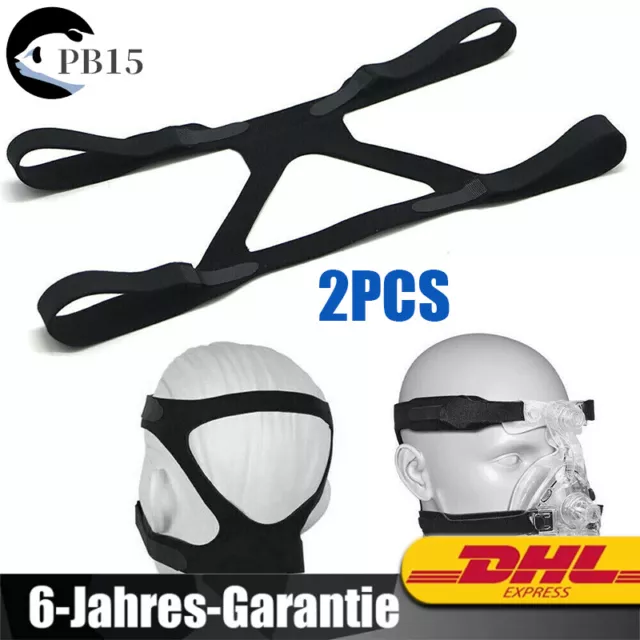 CPAP Wisp-Kopfbedeckungsgurt Universelle Kopfbandrieme Maskenkopfbedeckung DE