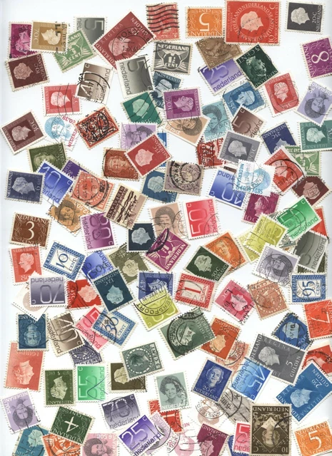 Niederlande  schönes Lot mit ca. 300 verschiedenen gestempelten Marken Top 2