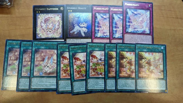 Yugioh Purrely Deck Core Lot Rare Super Rare AMDE NM