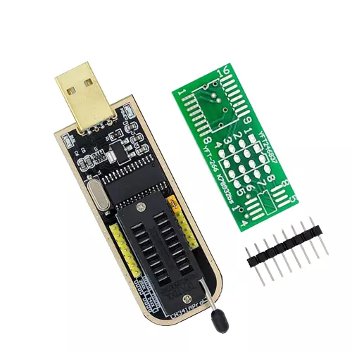 USB EEPROM PROGRAMMER CH341 Flash BIOS SOIC8 SOP8 Great for Firmware ...