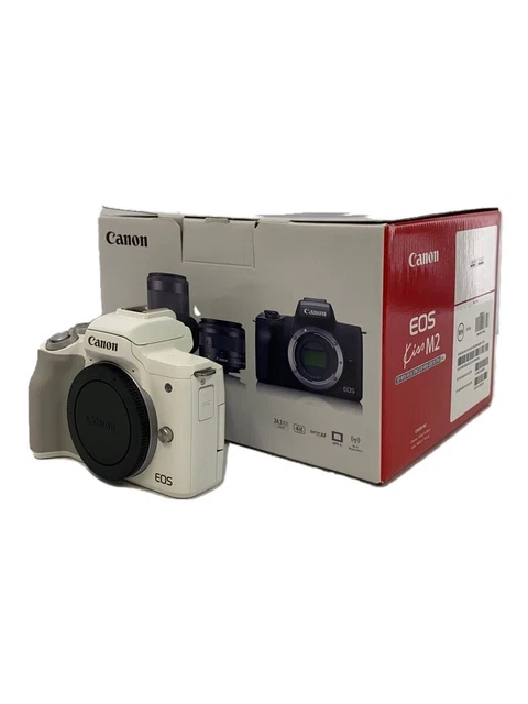 CANON DIGITAL SINGLE Lens Camera Eos Kiss M2 Double Kit
