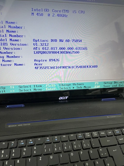 ACER Aspire 8942G ACER Aspire 8942G