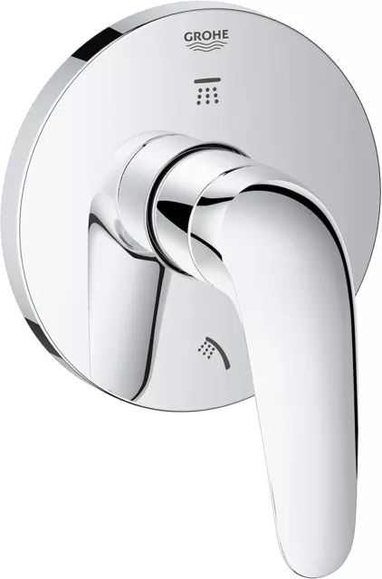 Grohe Eurostyle Single-Handle 3-Port Diverter Valve Trim Kit with Lever Handle