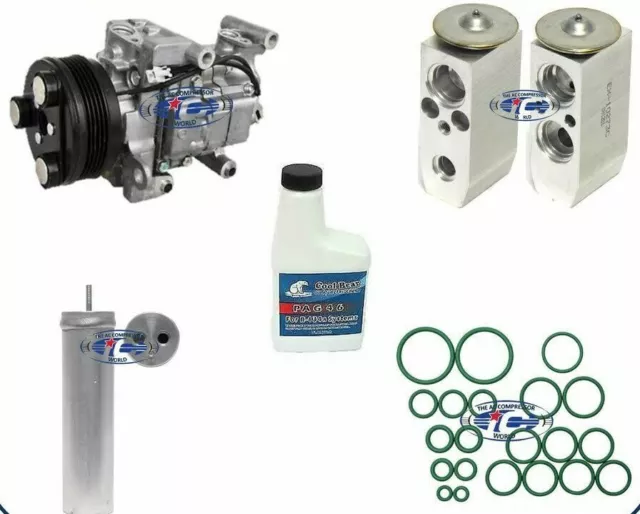 A/C Compressor Kit Fits Mazda 3 2004-2009 Mazda 5 2006-2010 OEM H12A1AH4DX 57463