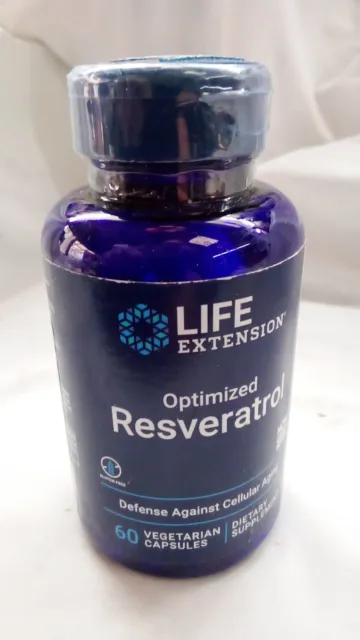 Life Extension, Resvératrol optimisé, 60 capsules végétariennes DLUO 02/24
