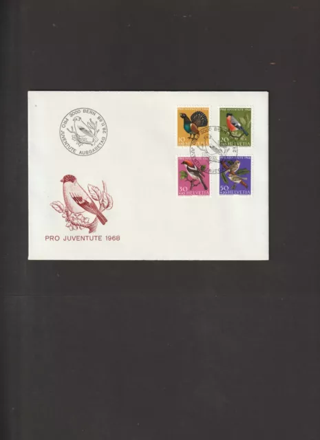 Schweiz - FDC Mi. Nr. 891 - 894 " Pro Juventute - Einheimische Vögel " TOP  !!!