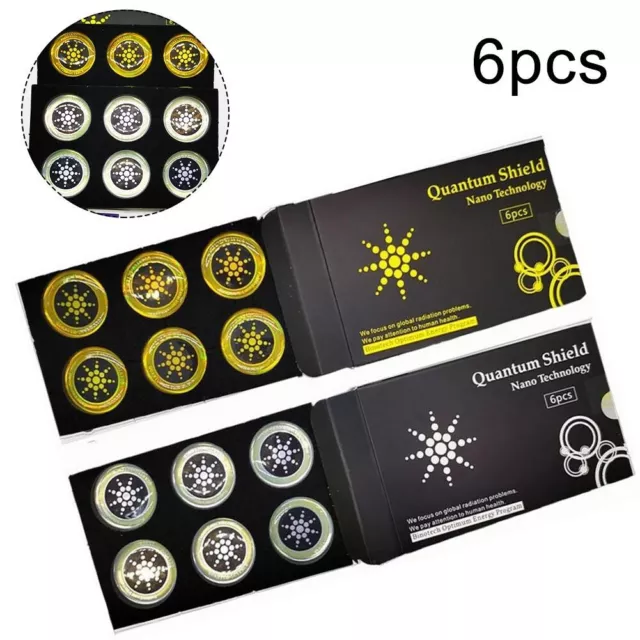 Quantum Scalar Energy Anti EMF Radiation Protection Stickers for Phones