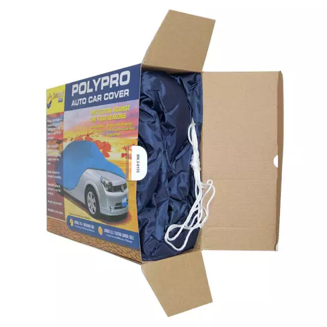 Polypro Car Cover Small / Medium Weatherproof Dust Cover S/M CC11 3