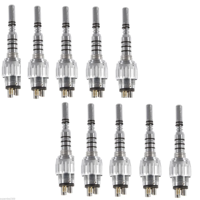 10x Dental LED 6Hole Quick Coupler fit KaVo Mulflex Lux Fiber Optic Handpiece Y6