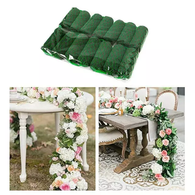 14Pcs Wedding Garland Oasis Flowers Arch Foam Blocks Cut Base Garden Fresh L6N8