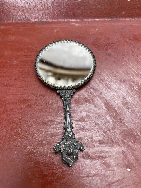 Petit Compact Miroir Double Face 7cm Argenté En Métal - Pour Sac à Main Ou Poche, Marque CBase, Neuf Sous Emballage