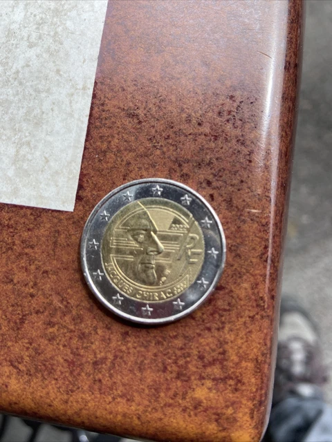 pièce de collection de deux euros Jacques Chirac 2022