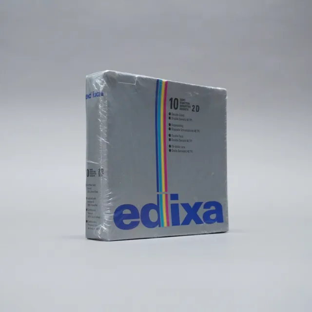 Edixa Disquettes 5,25 “Recto-Verso 48 Tpi pour Atari XL + C64 1 Paquet