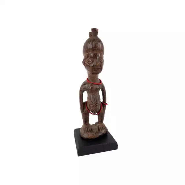 Yoruba Ibeji Twin Figure On Stand Nigeria