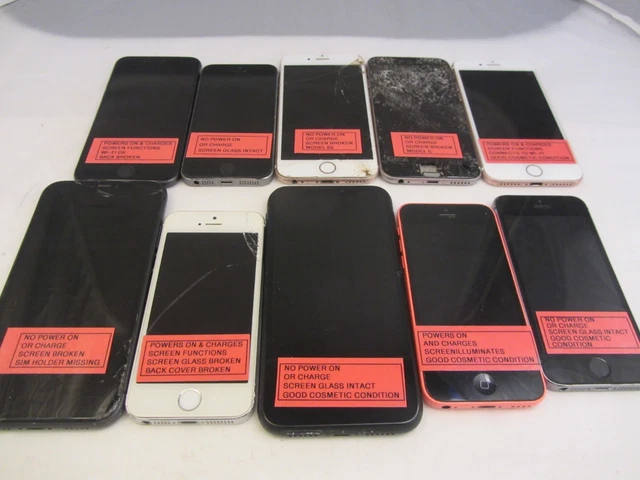 Lot De 8 IPhone 6S – Pour Pièces Ou Réparation – Non Fonctionnels