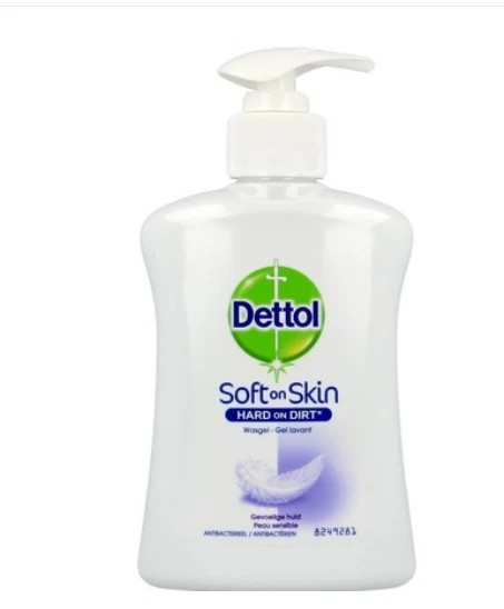 Bomba de jabón de mano Dettol - piel sensible 250 ml