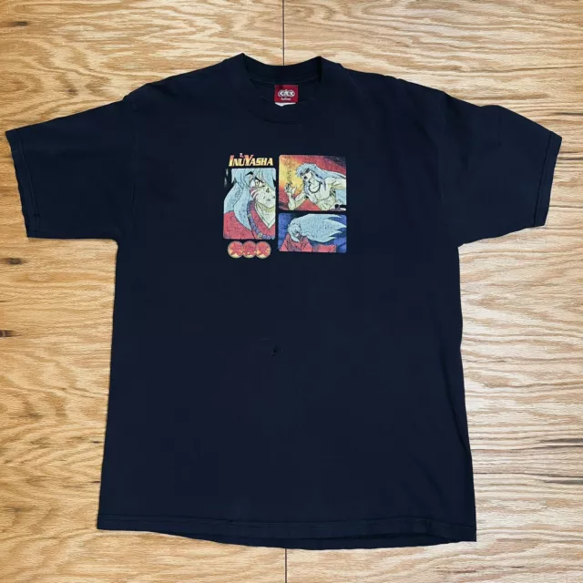 Vintage Y2K 00s Inuyasha Anime Shirt XL