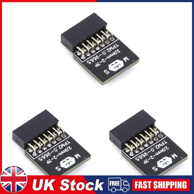 TPM 2.0 Encryption Processor LPC Interface for ASUS/MSI/ASRock (14Pin For MSI)